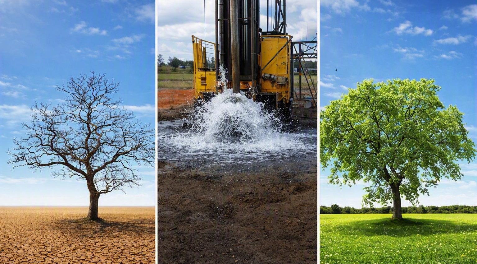 Milimani heavy borehole drilling rig operational on site in Kenya