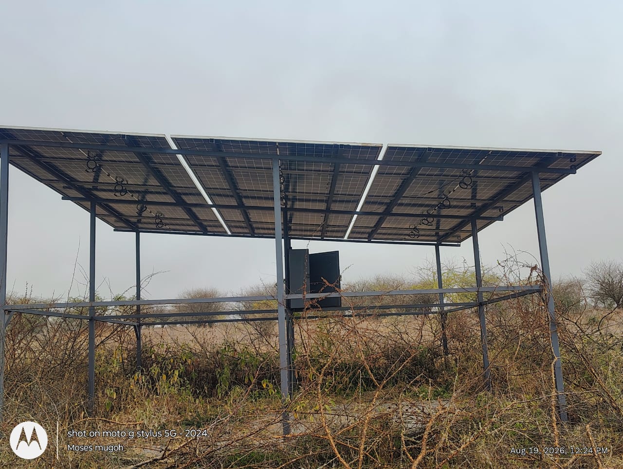 Milimani solar water pumping system installed in rural Kenyan pastoral community